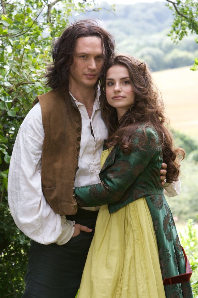 Tom Hardy and his future wife Charlotte Riley met when they were cast in an ITV adaptation of Wuthering Heights in the late 2000s