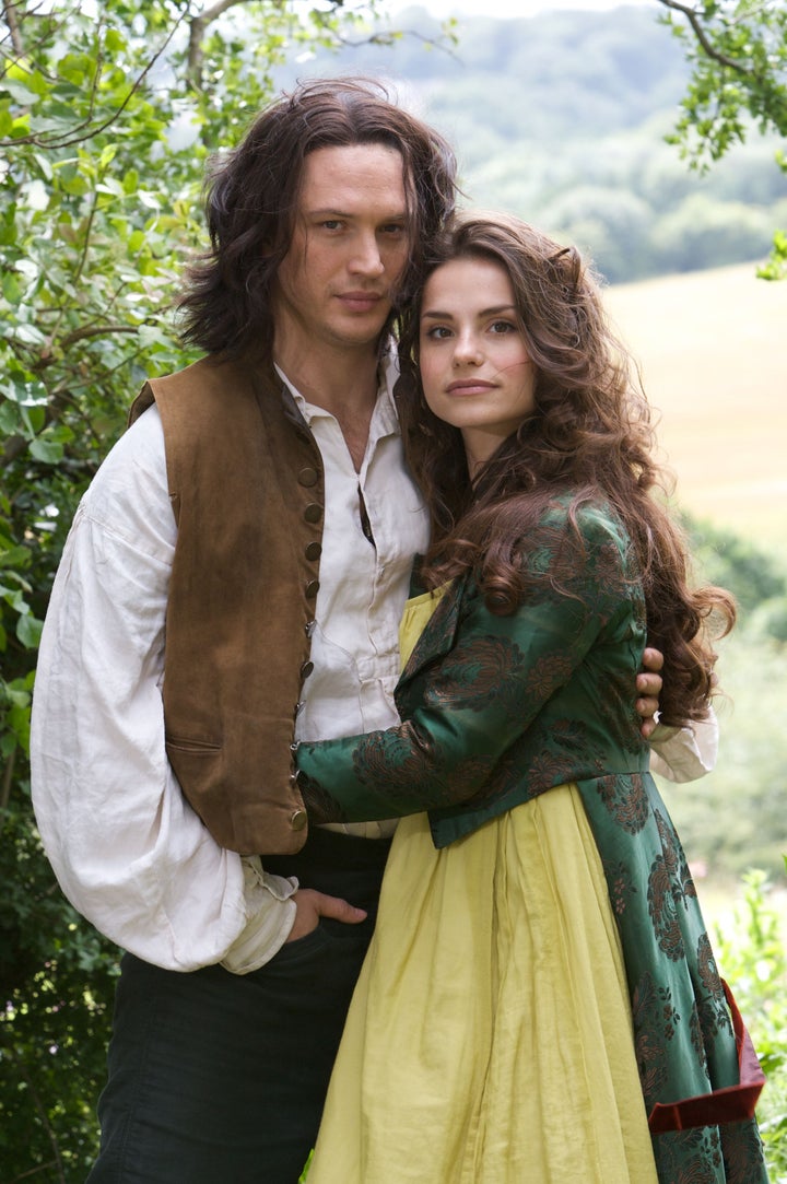 Tom Hardy and his future wife Charlotte Riley met when they were cast in an ITV adaptation of Wuthering Heights in the late 2000s