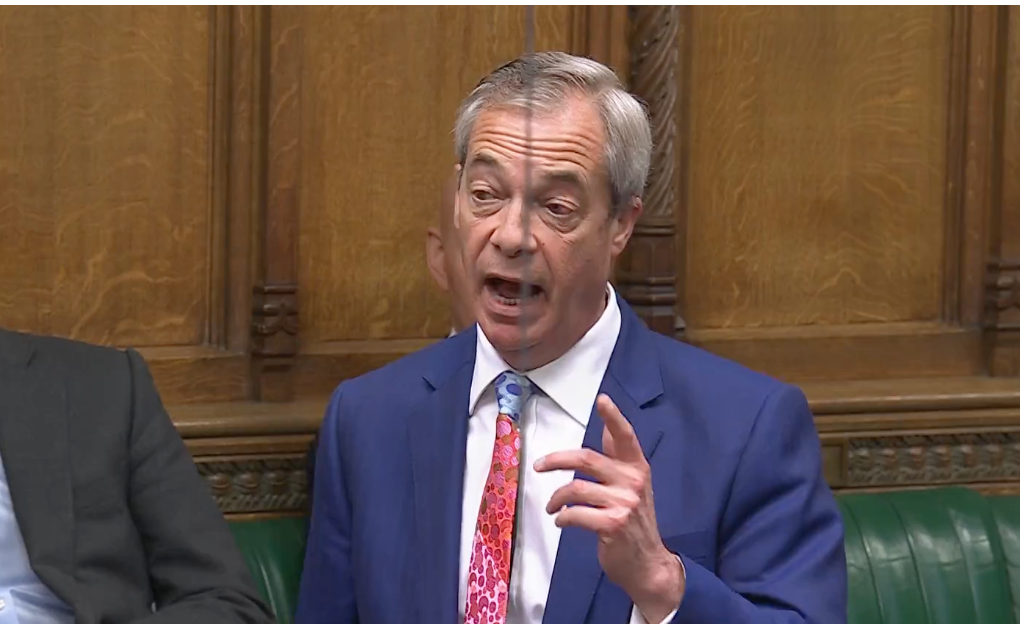 Reform MPs Storm Out Of Commons As Farage Calls PM 'Waste Of Space'