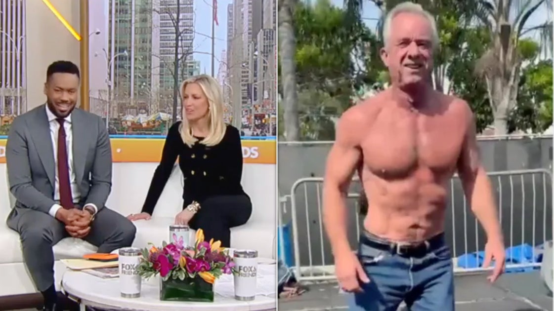 Fox & Friends Co-Host Loses It After Fellow Host Defends RFK Jr. Working Out In Jeans