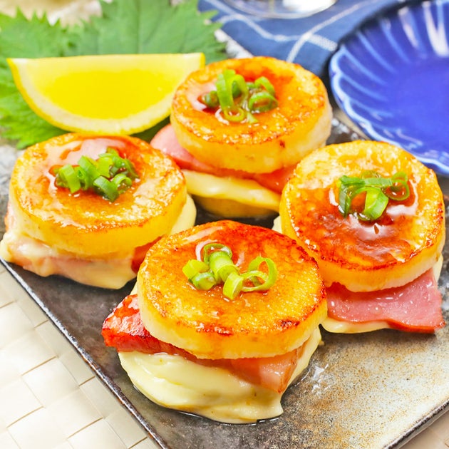 長芋のベーコンチーズ挟み焼き