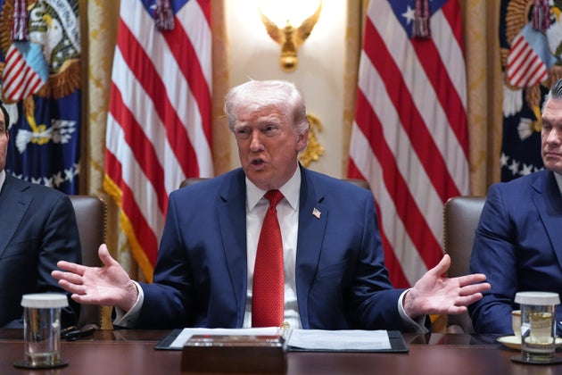 Donald Trump made the remarks during a Cabinet meeting at the White House.