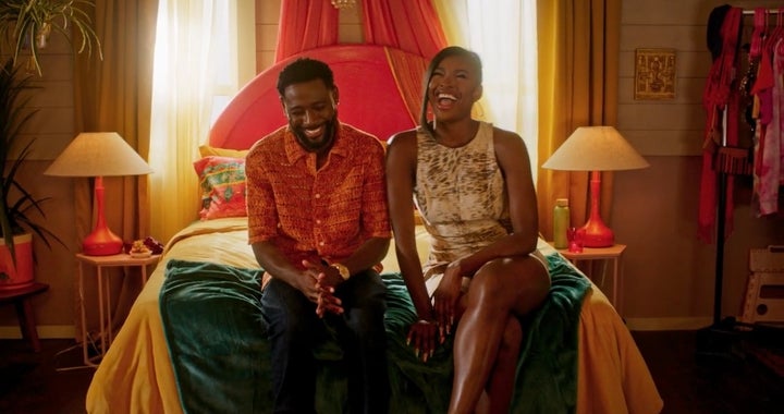 Kountry Wayne and Coco Jones star in "That's Her," a forthcoming rom-com directed by Nina Lee.