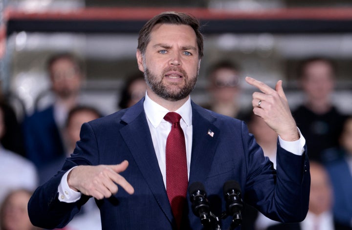 Jimmy Kimmel thinks the diplomatic situation must be dire if Iranian officials are insisting Vice President JD Vance, here on March 18, takeover peace talks for the U.S.