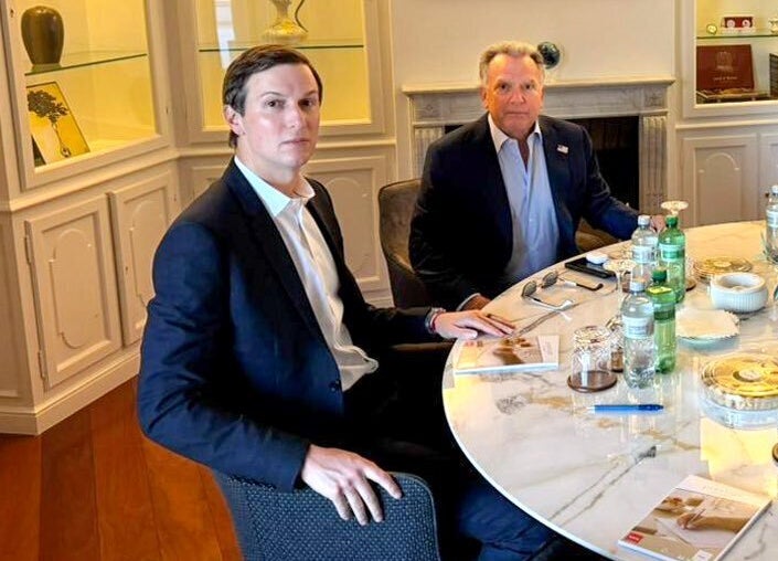 Diplomatic sources close to Iran reportedly said the nation had “zero trust” in Washington, D.C.’s original negotiating roster. President Trump originally picked Jared Kushner, left, and Steve Witkoff, right, to lead.