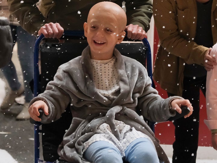 Sawyer Fraser as Nico, a child with cancer, in The Good Doctor