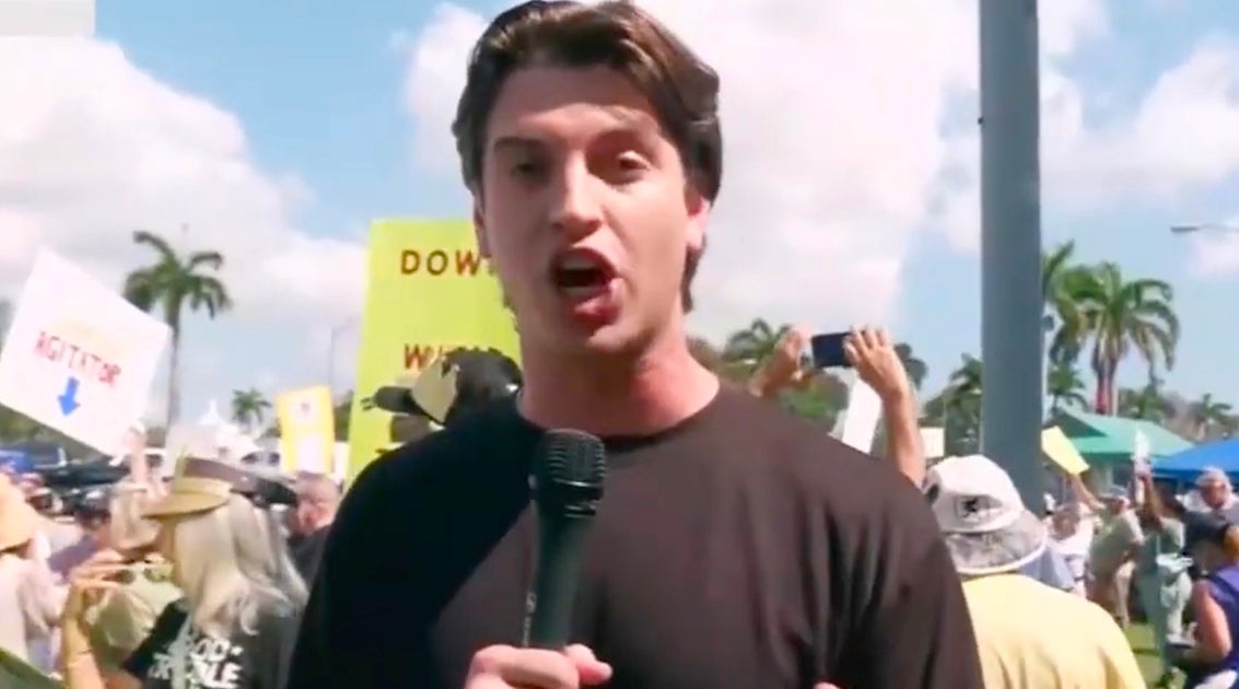 'No Kings' Protester Assaulted By MAGA Fan At Event Near Mar-A-Lago: Report