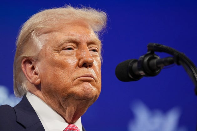President Donald Trump speaks at the Future Investment Initiative Institute's summit Friday, March 27, 2026, in Miami Beach, Fla. (AP Photo/Mark Schiefelbein)