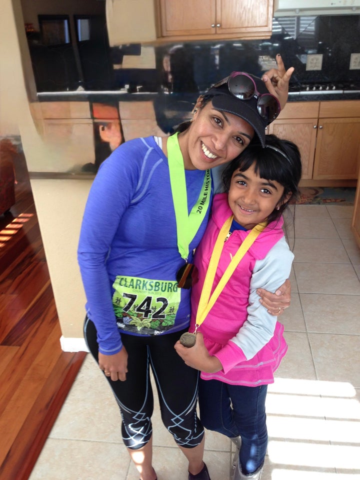 The author and her daughter in 2013