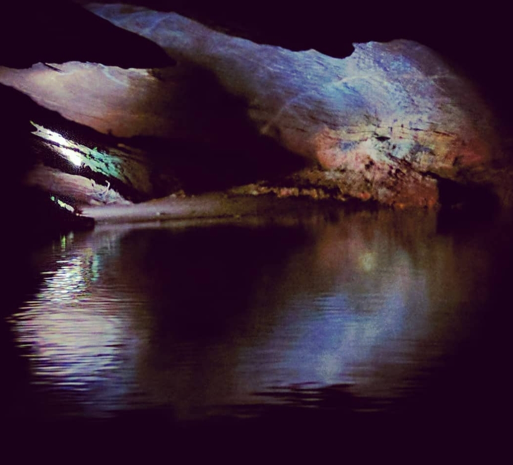 The underground cave in Tennessee where the author was married for the fourth time.