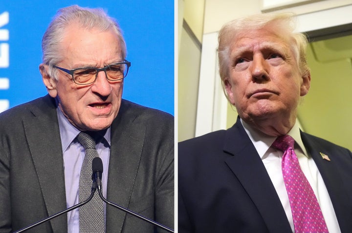 Robert De Niro and Donald Trump