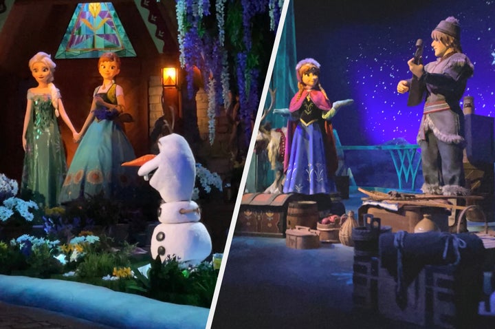 A view from Frozen Ever After.