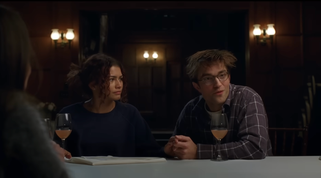Robert Pattinson's character makes an unpleasant discovery about his bride-to-be in The Drama