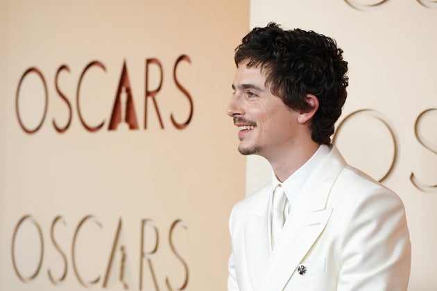 Timothée Chalamet at the Oscars last month