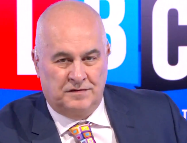 Iain Dale delivers his monologue on LBC.