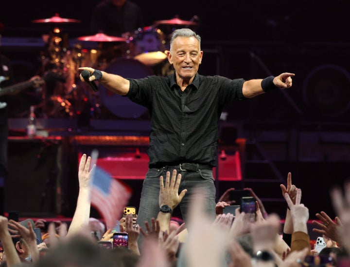 Bruce Springsteen & The E Street Band during performance of the Land of Hope & Dreams American Tour on March 31, 2026 in Minneapolis, Minnesota.