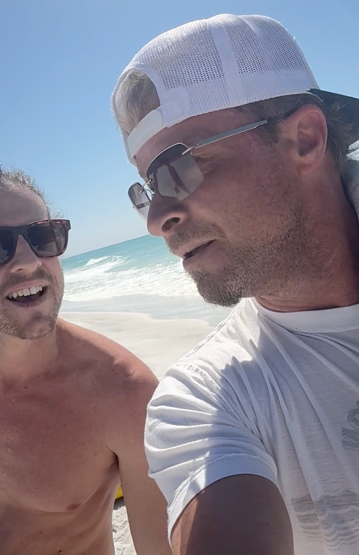 Video of Backstreet Boy Brian Littrell shows him getting into an altercation with a beachgoer in front of his Florida property last month.