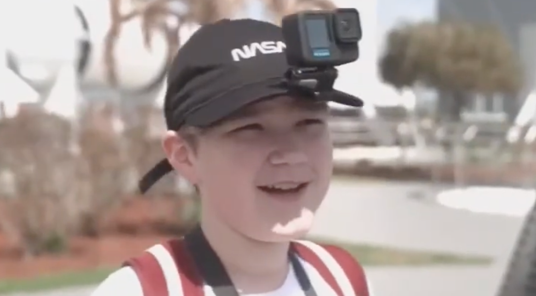 Young Space Fan's Enthusiastic Reaction to Historic Artemis II Launch