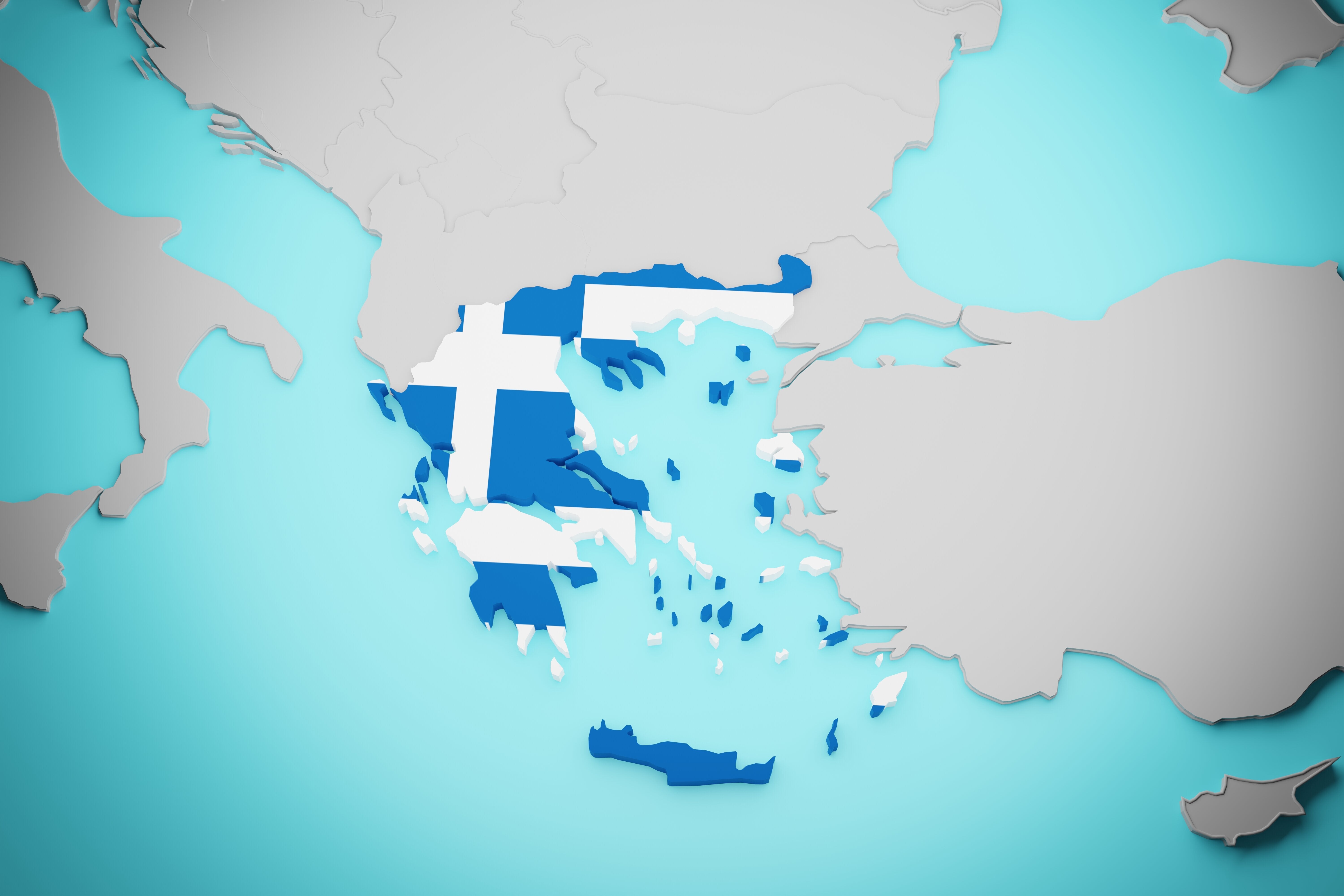 この世の終わりか... ギリシャの島で空が赤一色に　異様な光景の正体は