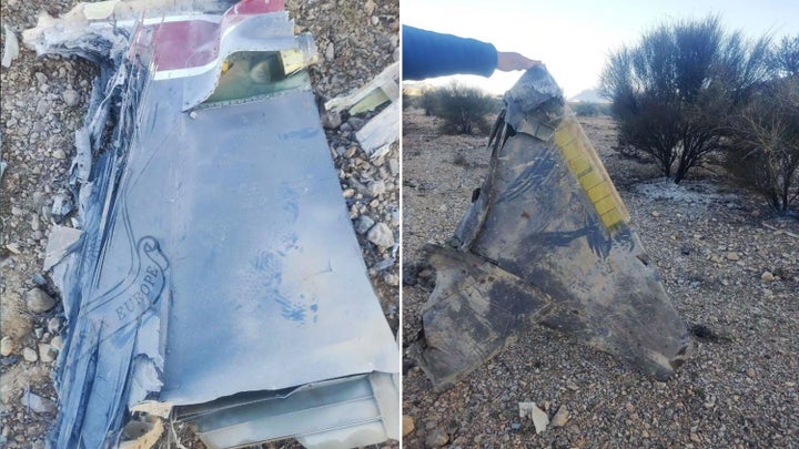 A photo published by Iranian state media shows the apparent tail fin of an F-15E.