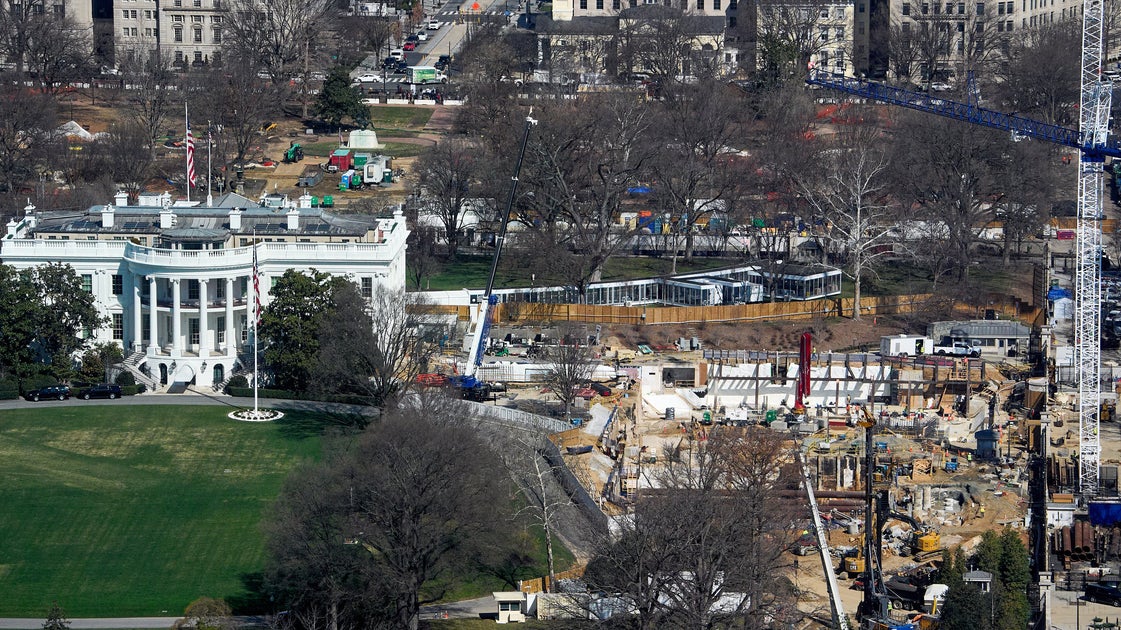 Trump Administration Asks Appeals Court To Pause Order Halting White House Ballroom Construction