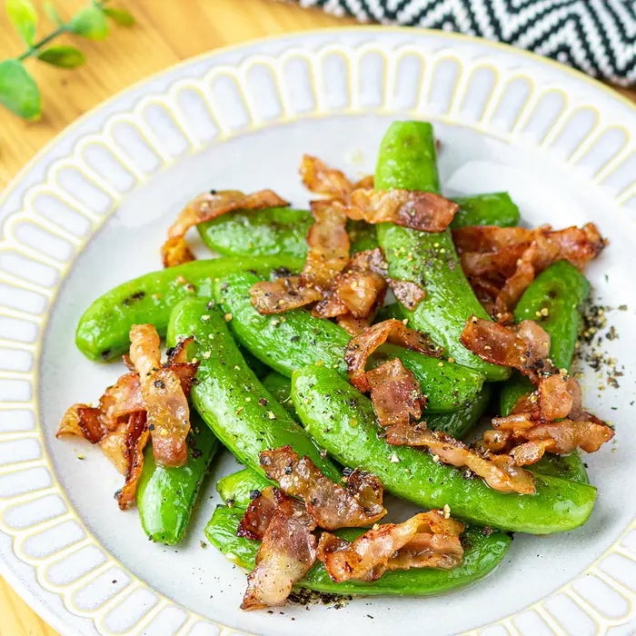 【スナップエンドウ、まだゆでてる？】「こっちのが味が濃い！」「ふっくらしてる！」フライパンで簡単、下ゆで不要のレシピ3選