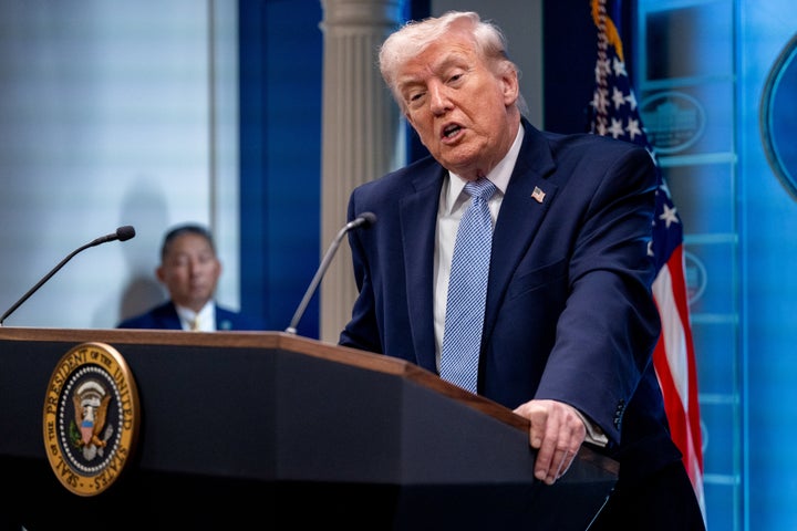 President Donald Trump went on a tangent that criticized The New York Times after being asked about his threats against Iran amounting to warcrimes.
