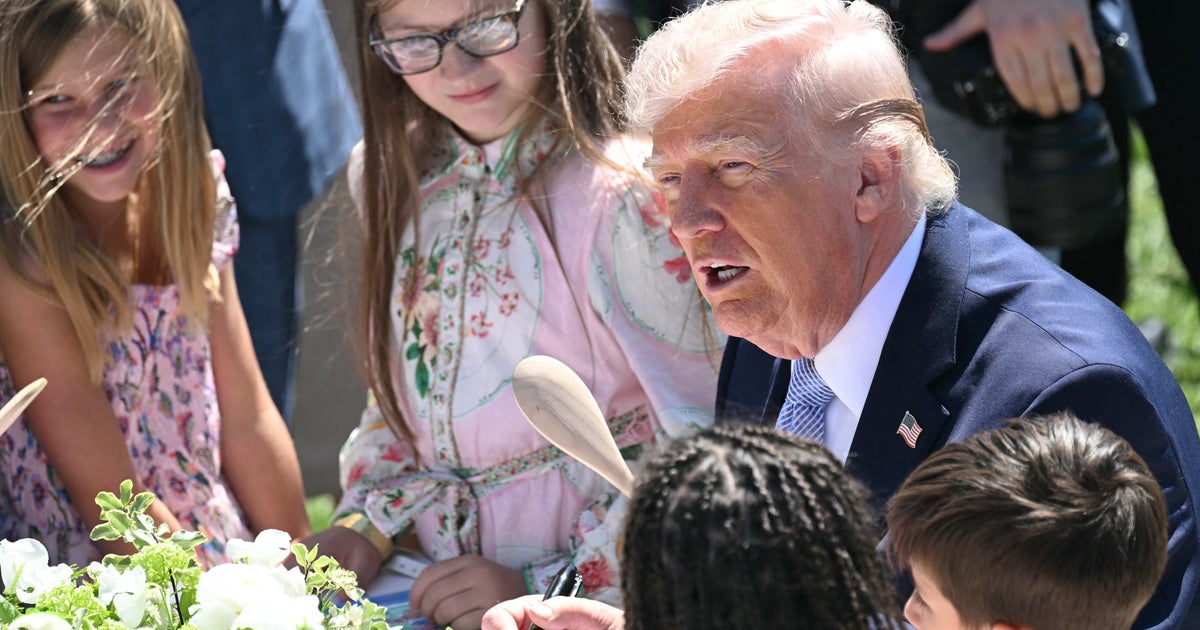 Trump Rambles About Autopen, Joe Biden To Table Full Of Kids At Easter Event