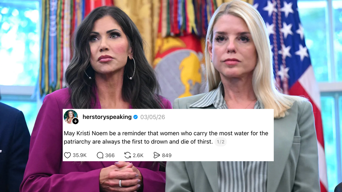 The 'Glass Cliff' Phenomenon Explains Why Trump Fired Pam Bondi And Kristi Noem