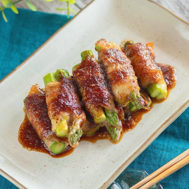 アスパラのチーズ豚肉巻き