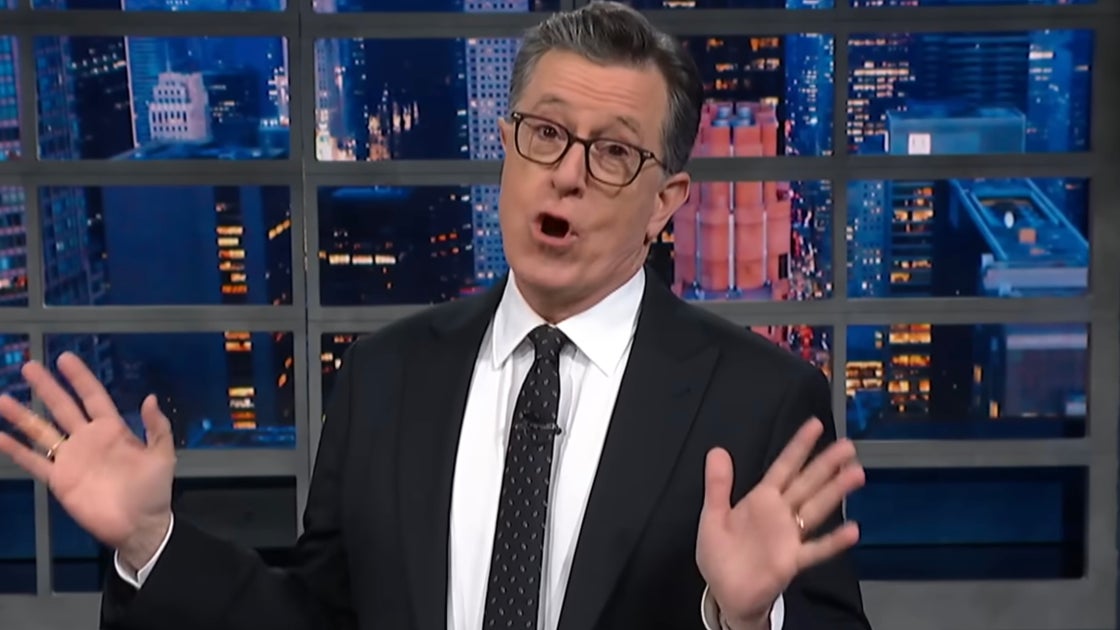 Stephen Colbert Mocks Trump Over '100% Cage-Free Crazy' Easter Sunday Post