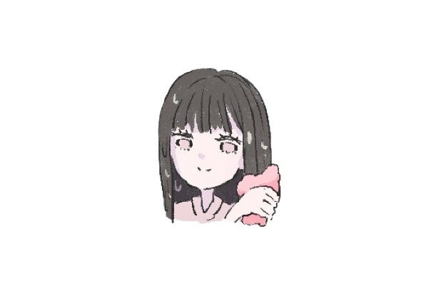 まず毛先をとかす。