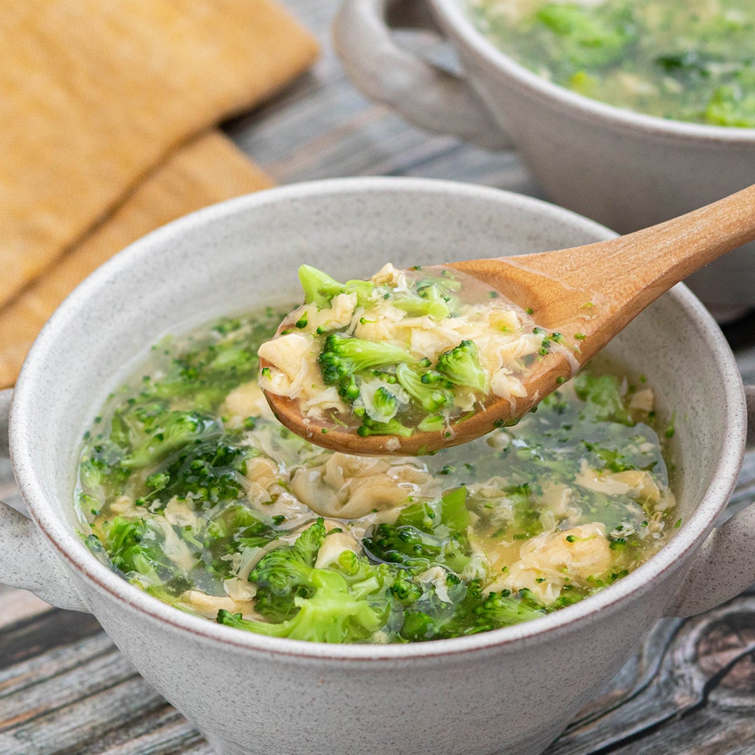 【ブロッコリーのかきたまスープが想像以上でした】卵がフワッとトロトロ、10分で作れてやさしい味に仕上がるレシピ