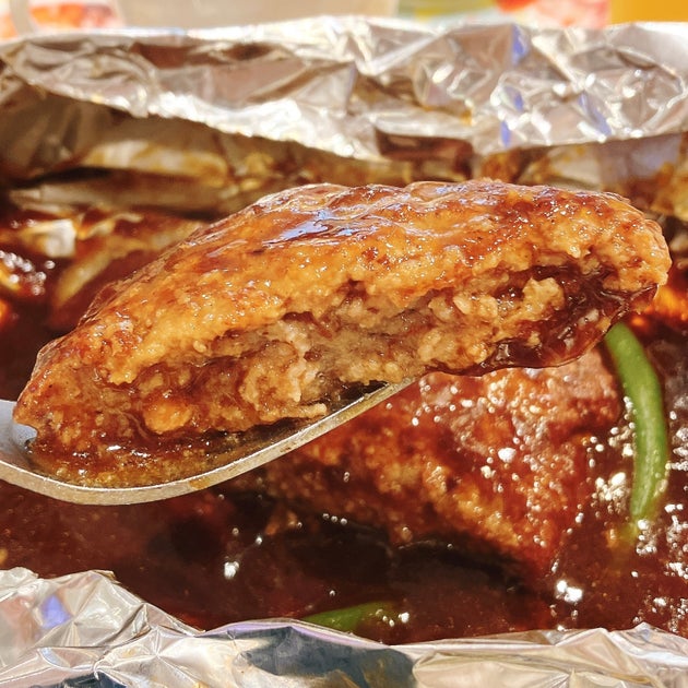 ココス「包み焼きハンバーグの朝定食」