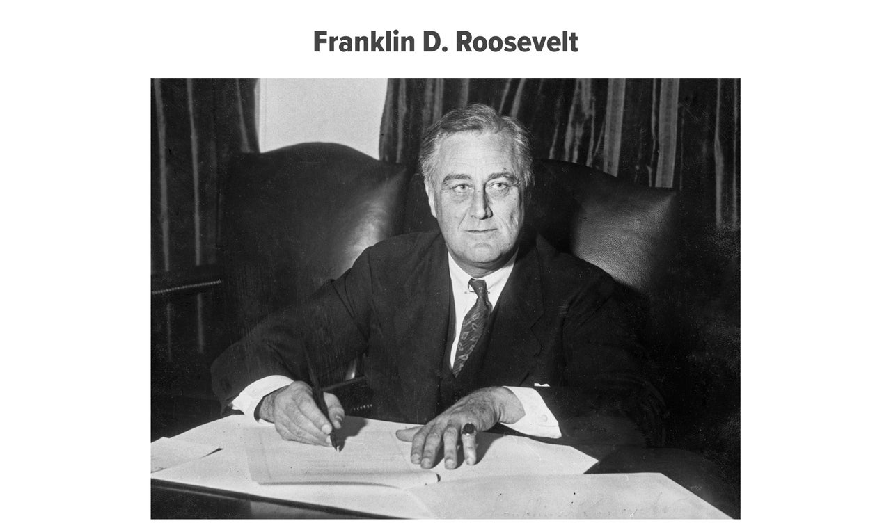 President Franklin D. Roosevelt thought the design of a traditional wheelchair was too bulky, so he created his own from a dining chair.