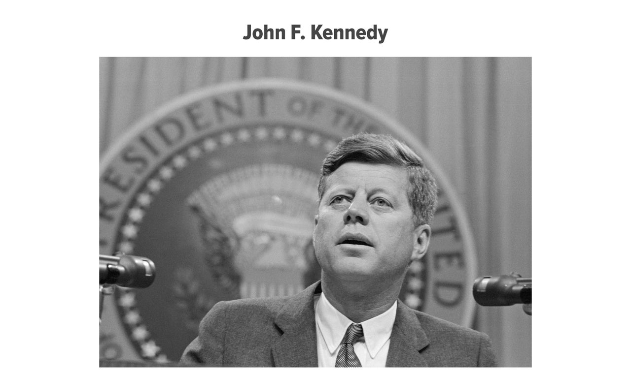 President John F. Kennedy was wearing a rigid back brace when he was shot and killed at Dealey Plaza in Dallas on Nov. 22, 1963.