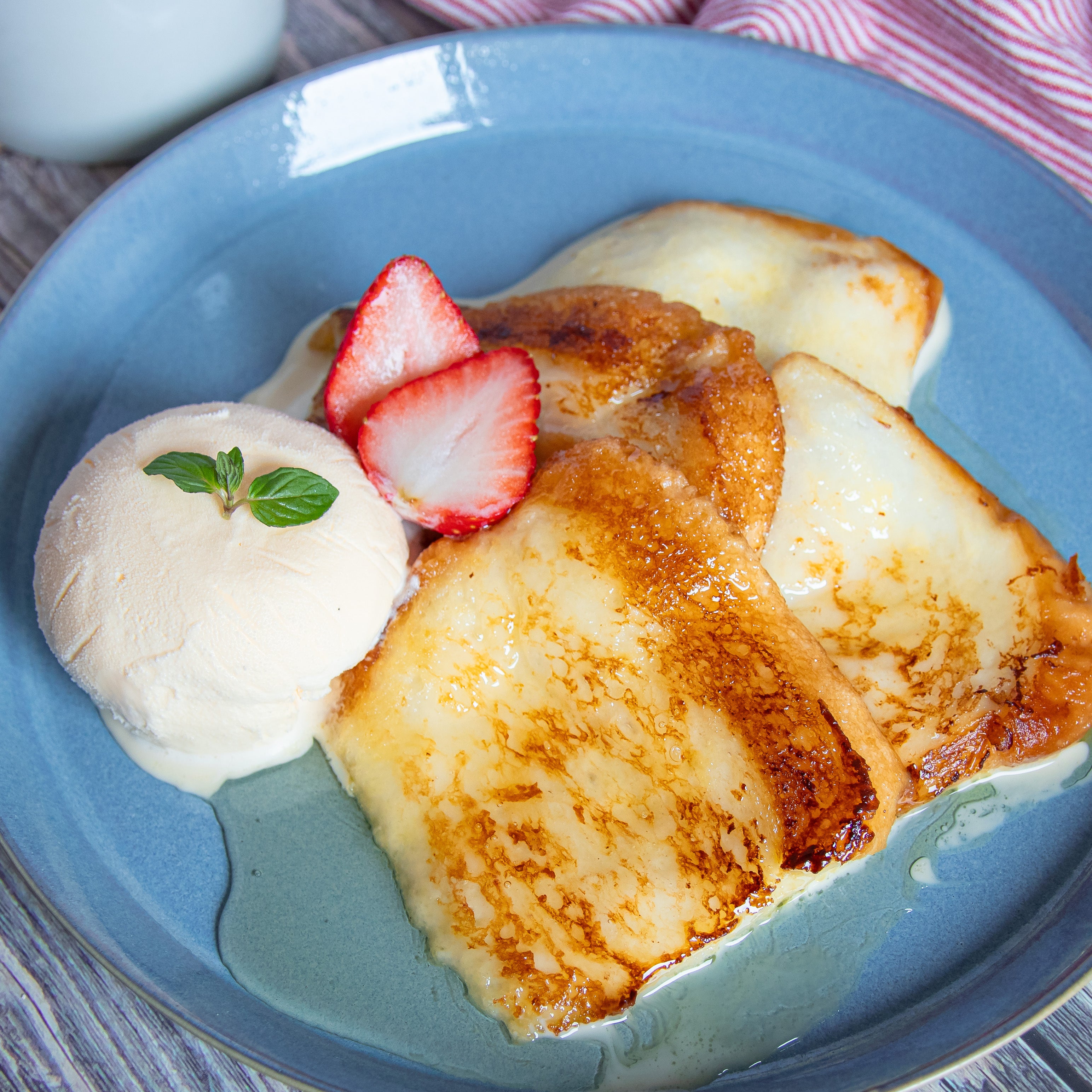 フレンチトーストに牛乳と卵を使うのをやめたら…「浸す時間ほぼいらない」「ふわとろ食感が段違い」