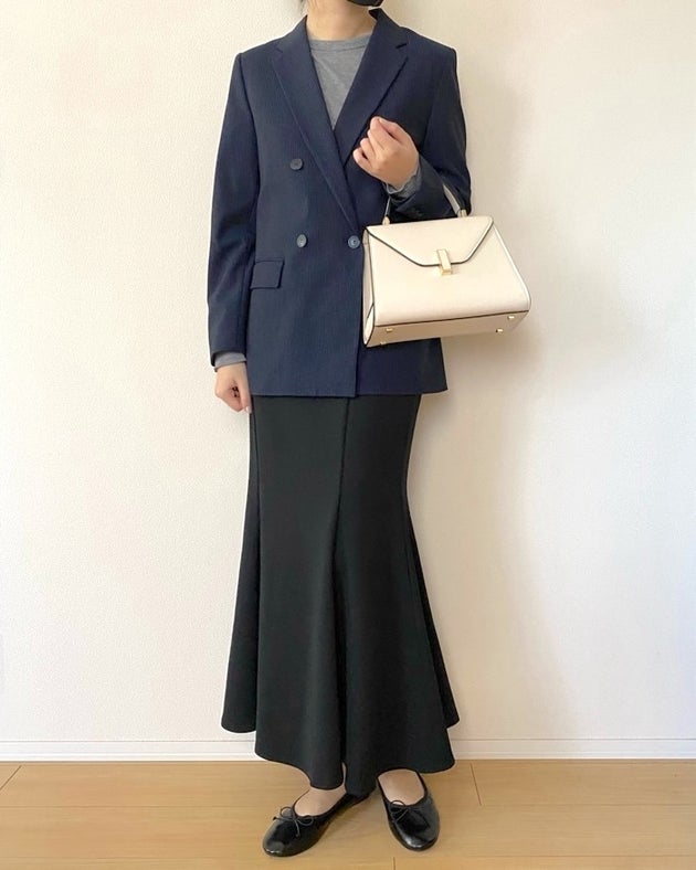 ユニクロ「ダブルジャケット／ストライプ」