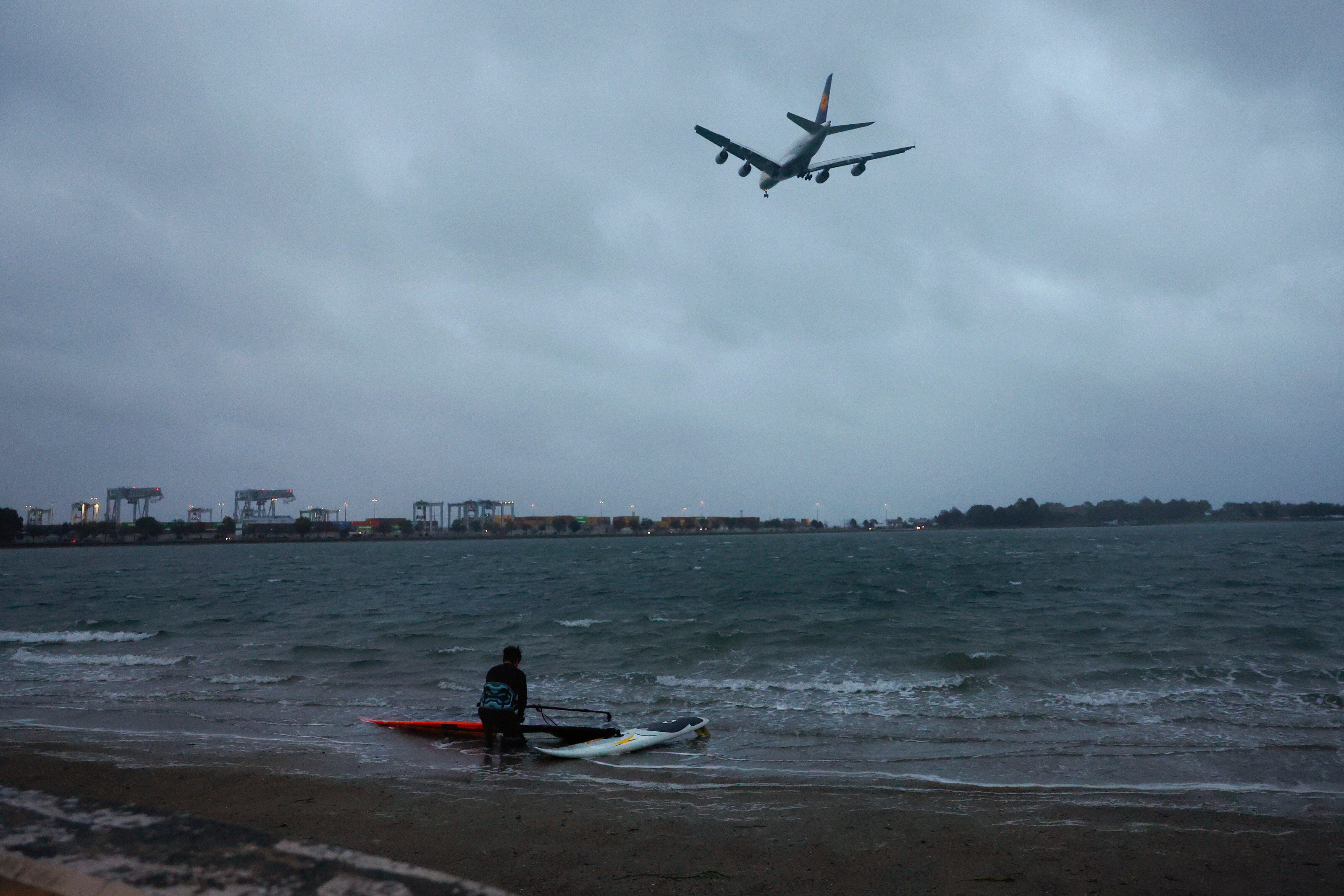 海中から猛スピードで迫る怪しい生物⁉︎⇨飛行機がもたらす「驚きの正体」とは