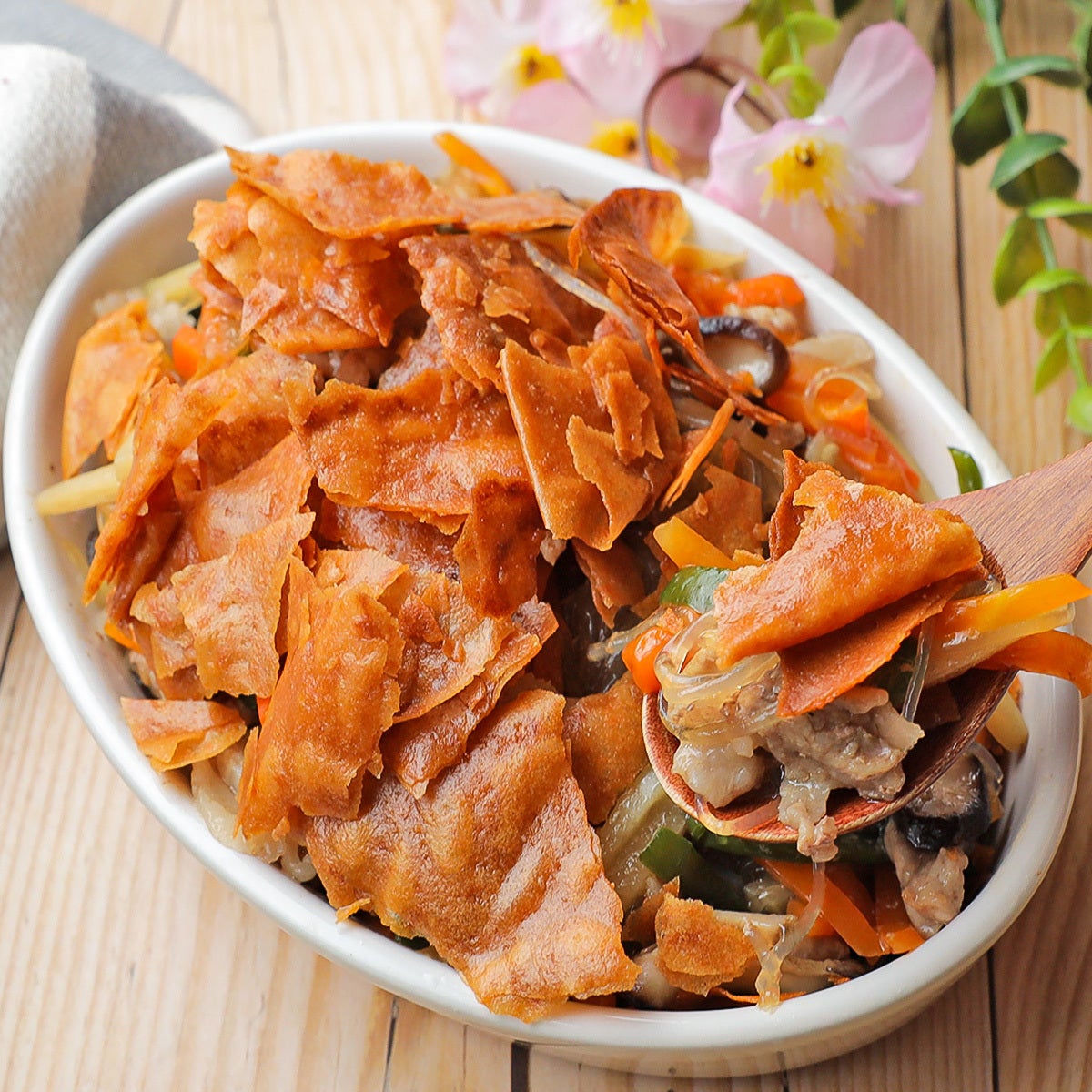 【目を閉じたら完全に春巻き】「忙しい日はコレ」巻かない・揚げない簡単春巻きのレシピ