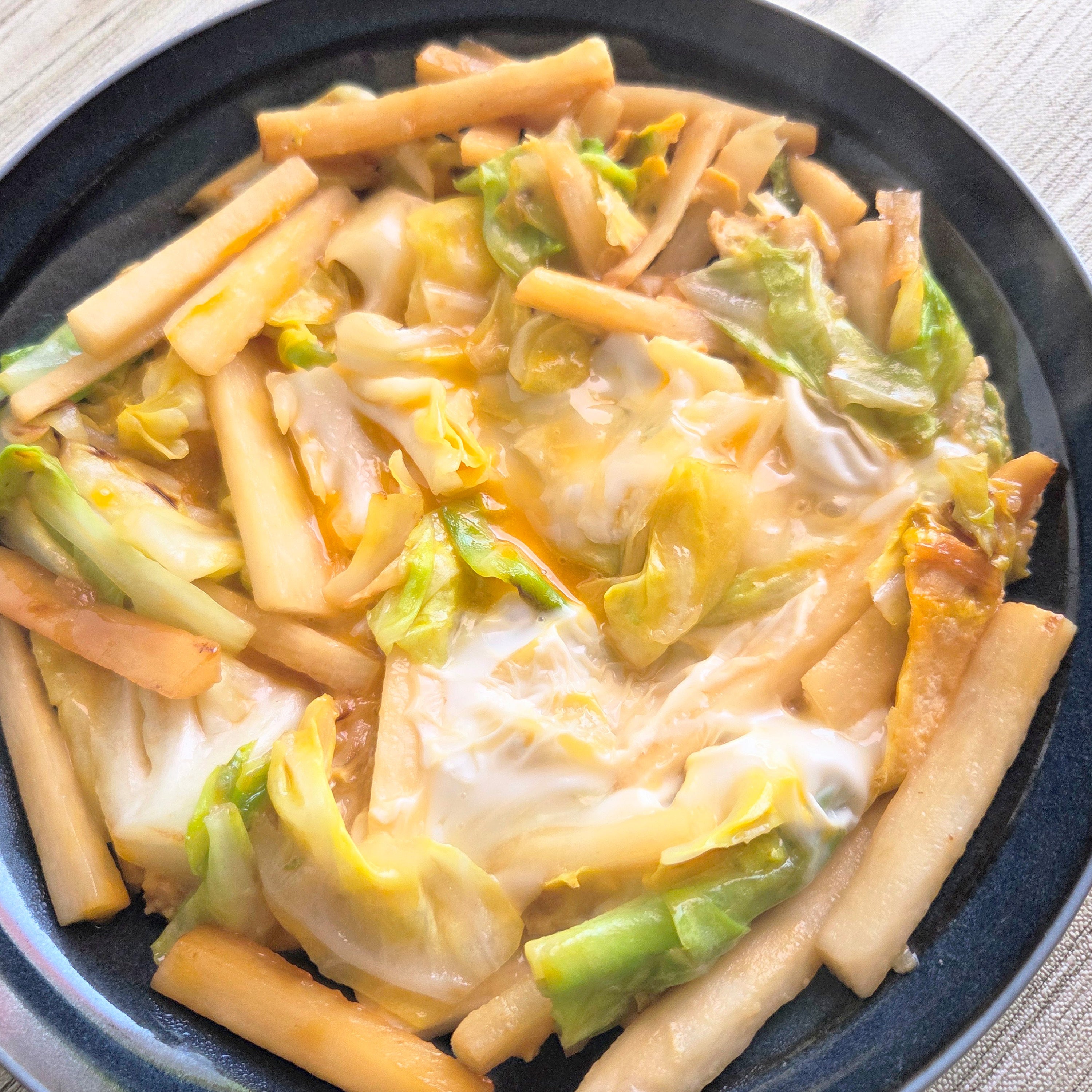 【春キャベツ】長芋は「すりおろさない」のが正解！シャキふわ食感がクセになる絶品卵とじ（15分）