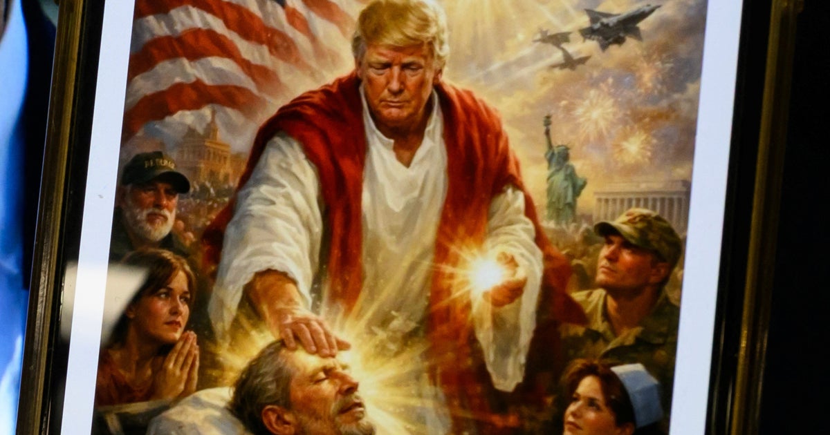 Trump Says Depiction Of Him As Jesus Is Actually ‘Me As A Doctor’