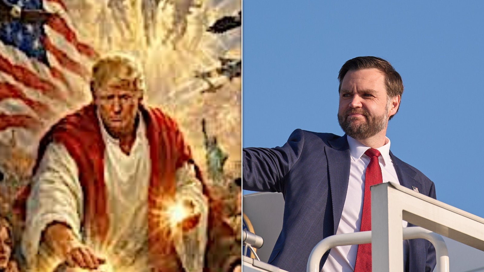 Vance On Trump’s Jesus Picture: ‘The President Was Posting A Joke'