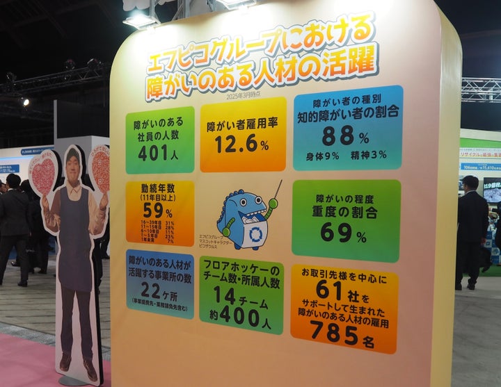 エフピコグループにおける障がいのある人材の活躍（有明GYM-EXで4月8日〜10日に開催された「エフピコフェア2026年 現場の声に応える頼れる容器」より）