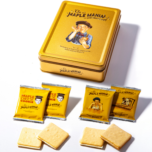メープルクッキー詰合せ缶 