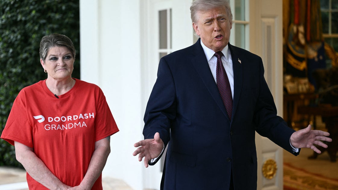 The Bitter Irony Of Trump's DoorDash Photo Op