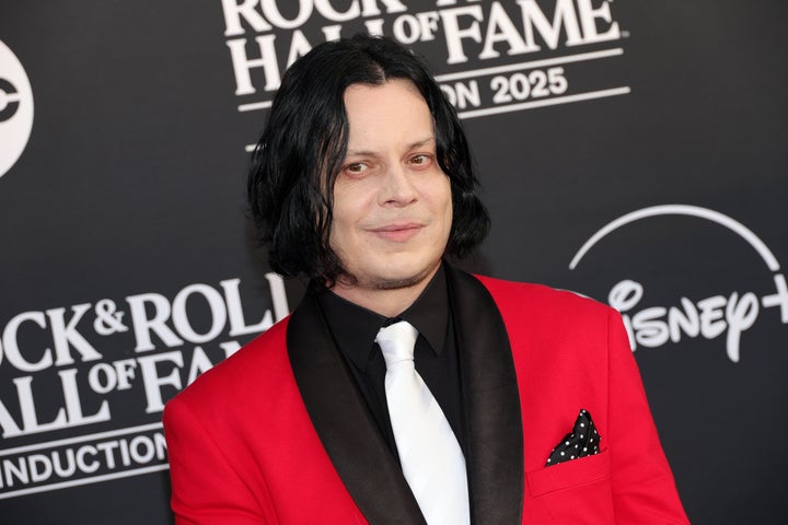 Jack White attends the 2025 Rock & Roll Hall of Fame Induction Ceremony.