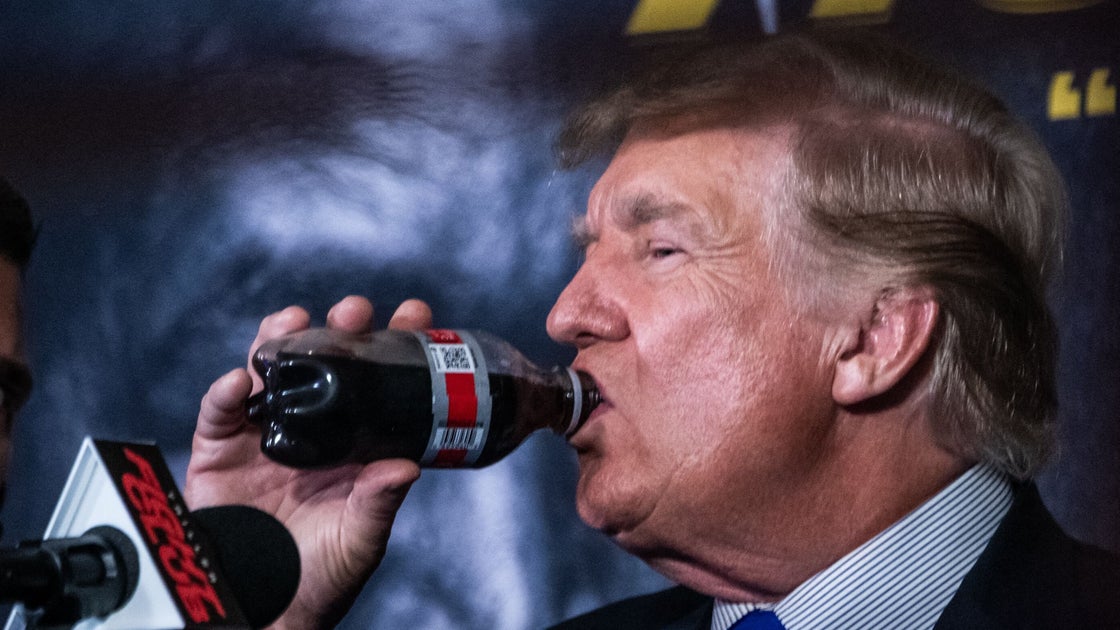 Trump glaubt offenbar, dass Limonade Krebszellen abtötet, weil sie „Gras ...