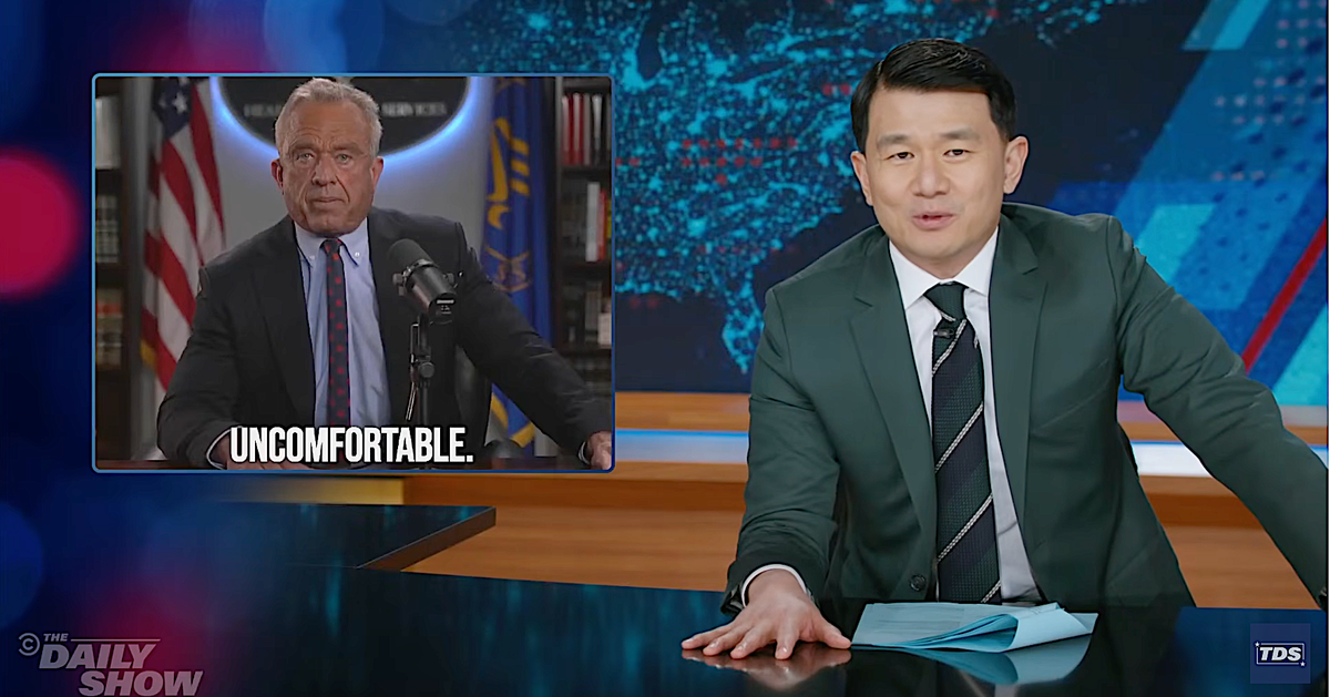 RFK Jr.'s Weird New Project Leaves 'Daily Show' Host Feeling Really 'Uncomfortable'