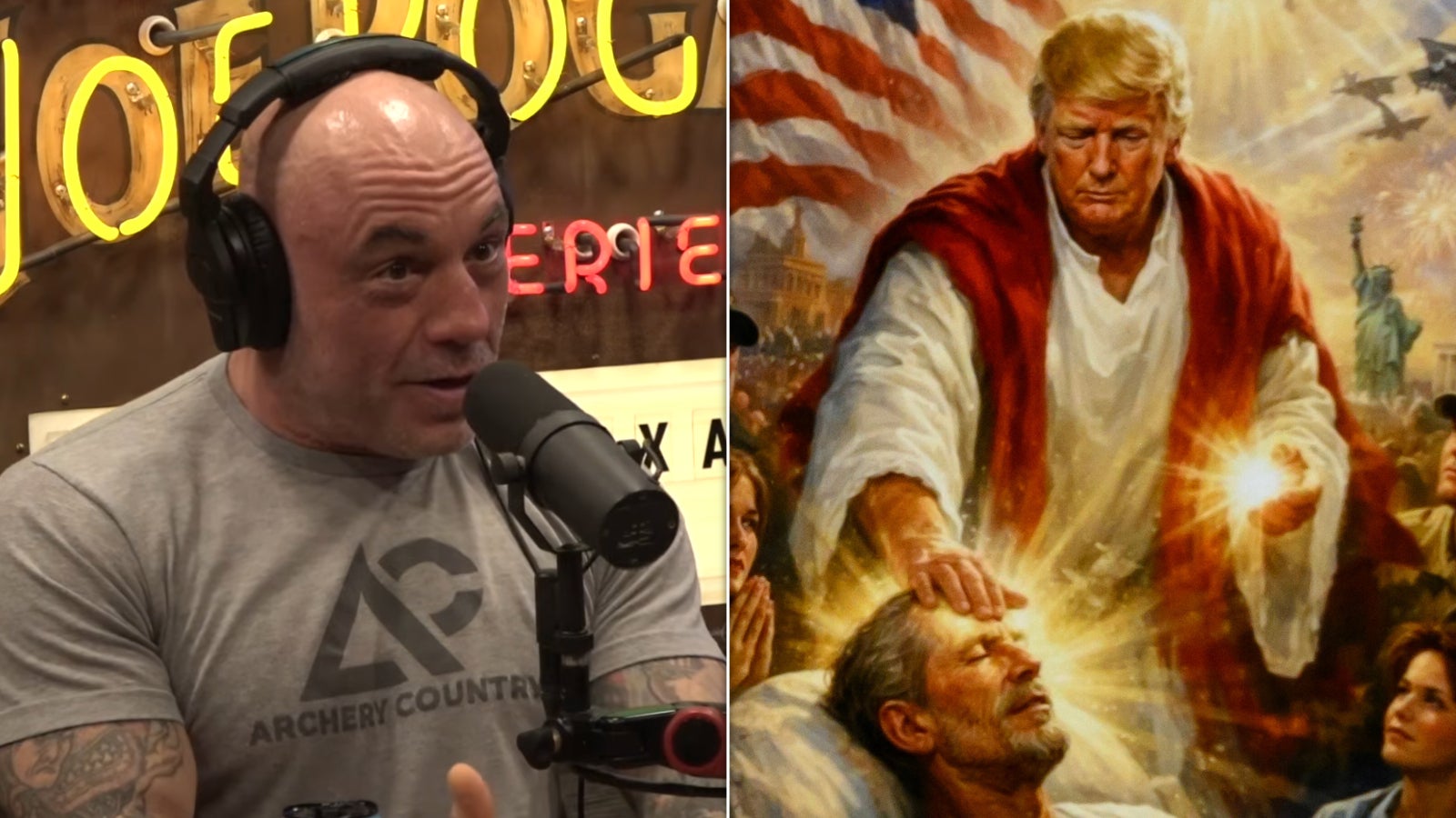 Joe Rogan Loses It Over Trump's Ridiculous Excuse For Posting AI Jesus Image